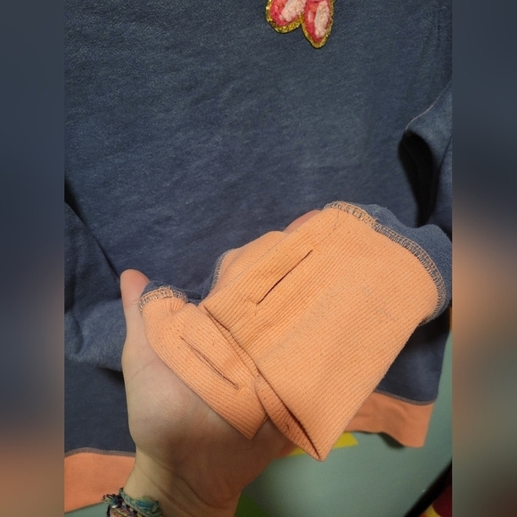 Tek Gear Women's Pullover Sweatshirt With Puffed Balloon Dog Patch Size XL - Picture 6 of 9